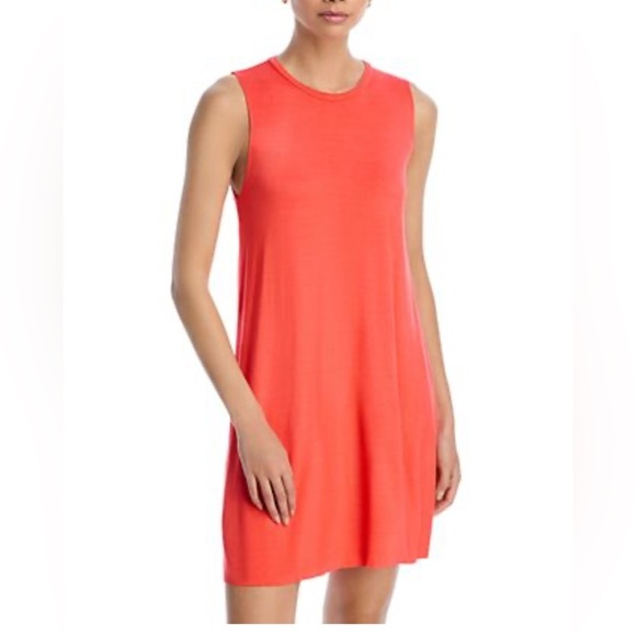 Natural Reflections Tank Sleeveless Dress Women's Size M Orange NWT - Picture 2 of 11